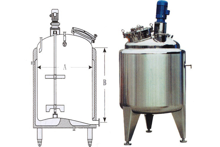 重慶20噸不銹鋼攪拌罐